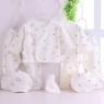 Hot selling 7-piece cotton gift box set for 0-3 months newborn baby underwear set  direct sales