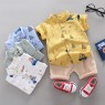 Summer Kids Boutique Outfits Fashion Cotton Short Sleeve Clothes Baby Cotton Clothes Clothing Bag  Pullover Set Unisex OEM