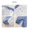 Baby clothes spring and autumn new newborn long romper cotton gauze romper onesie baby summer pajamas