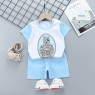 hot sale children's summer cotton short sleeve suit  outlet