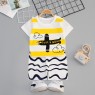 Boy Clothing Sets Casual T-Shirt Set and  Shorts Pure-Cotton Children Suit