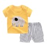 2023 Summer children clothes set 100% cotton short sleeve 2pcs baby clothes set 