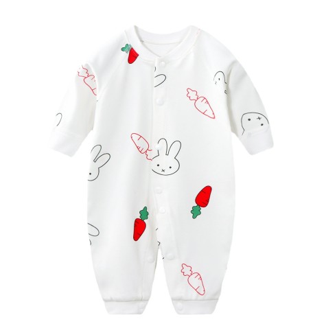 Baby onesie spring and autumn cotton newborn Hayi baby boneless baby clothes