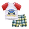 2023 Summer children clothes set 100% cotton short sleeve 2pcs baby clothes set 