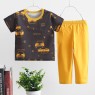 new children's breathable 100%cotton short-sleeved suit Air-conditioned clothing baby summer clothes