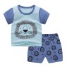 2023 Summer children clothes set 100% cotton short sleeve 2pcs baby clothes set 