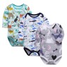 Newborn jumpsuit baby triangle romper long-sleeved baby bag fart clothing newborn autumn children's clothing