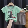 Summer  new style  Cotton Kids Boys Clothes T-shirts Shorts Baby boys Suit Kid Clothes Set Wholesale pajamas