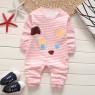 Newborn cotton long sleeve one piece clothes baby baby home long sleeve clothes children's home pajamas