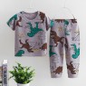 new children's breathable 100%cotton short-sleeved suit Air-conditioned clothing baby summer clothes