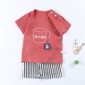 New summer 0-6 year old children's suit half-sleeved children's T-shirt sports home clothes  direct sales