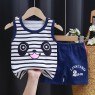 Wholesale Printed Style Short Sleeve Kids Clothing Set Children Apparel