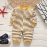 Newborn cotton long sleeve one piece clothes baby baby home long sleeve clothes children's home pajamas