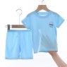 Children's short-sleeved suits boys and girls suits homewear suits T-shirt outdoor summer