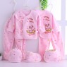 Hot selling 7-piece cotton gift box set for 0-3 months newborn baby underwear set  direct sales