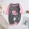 New baby conjoined spring and autumn newborn baby long -sleeved climbing boys, girls, pajamas