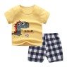 2023 Summer children clothes set 100% cotton short sleeve 2pcs baby clothes set 