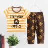 new children's breathable 100%cotton short-sleeved suit Air-conditioned clothing baby summer clothes