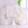 Hot selling 7-piece cotton gift box set for 0-3 months newborn baby underwear set  direct sales