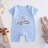 Infant rompers pure cotton summer new baby boy thin section female short-sleeved children's jumpsuit romper