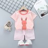 hot sale children's summer cotton short sleeve suit  outlet