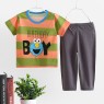 new children's breathable 100%cotton short-sleeved suit Air-conditioned clothing baby summer clothes