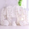 Hot selling 7-piece cotton gift box set for 0-3 months newborn baby underwear set  direct sales