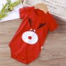 Baby cotton jumpsuit spring and summer baby triangle romper newborn romper short-sleeved bag fart clothes