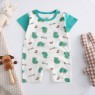 Infant rompers pure cotton summer new baby boy thin section female short-sleeved children's jumpsuit romper