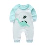 Pure cotton long-sleeved print newborn jumpsuit for children's rompers sleepsuit