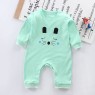 Pure cotton long-sleeved print newborn jumpsuit for children's rompers sleepsuit