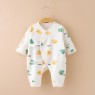 Spring new baby cotton one-piece clothes male and female baby boneless romper newborn wrapping clothes romper