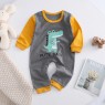 New baby conjoined spring and autumn newborn baby long -sleeved climbing boys, girls, pajamas