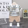 Baby comfortable summer suit boys and children short-sleeved thin cotton