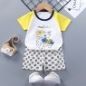 Wholesale pajamas Boys Summer Clothing Set  Short Sleeve Top T-Shirt and Pants Shorts 2PCS Set for Boy