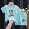 Summer  new style  Cotton Kids Boys Clothes T-shirts Shorts Baby boys Suit Kid Clothes Set Wholesale pajamas