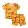 2023 Summer children clothes set 100% cotton short sleeve 2pcs baby clothes set 