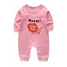 Pure cotton long-sleeved print newborn jumpsuit for children's rompers sleepsuit