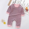 Pure cotton long-sleeved print newborn jumpsuit for children's rompers sleepsuit