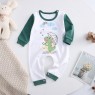 New baby conjoined spring and autumn newborn baby long -sleeved climbing boys, girls, pajamas