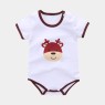 Baby cotton jumpsuit spring and summer baby triangle romper newborn romper short-sleeved bag fart clothes