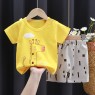 Summer  new style  Cotton Kids Boys Clothes T-shirts Shorts Baby boys Suit Kid Clothes Set Wholesale pajamas