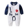 Spring and autumn newborn long-sleeved one-piece baby clothing newborn one-piece cotton romper romper