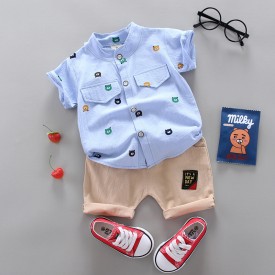 Children's clothing boy polo shirt