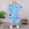 pure cotton Leisure baby neutral' cheap prices 2pcs Short Sleeve Shirt + Pants Baby sets clothes