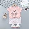 Best price with  Autumn 100% cotton long sleeve baby clothes sets