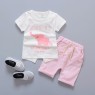 2023 new baby suit boys casual baby elephant summer short sleeve shorts for children