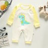 Newborn cotton long sleeve one piece clothes baby baby home long sleeve clothes children's home pajamas