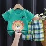 Summer  new style  Cotton Kids Boys Clothes T-shirts Shorts Baby boys Suit Kid Clothes Set Wholesale pajamas