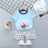 hot sale children's summer cotton short sleeve suit  outlet